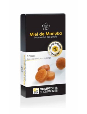 Image de Pastilles au miel de Manuka - Adoucissantes pour la gorge 20g - Comptoirs et Compagnies depuis louis-herboristerie