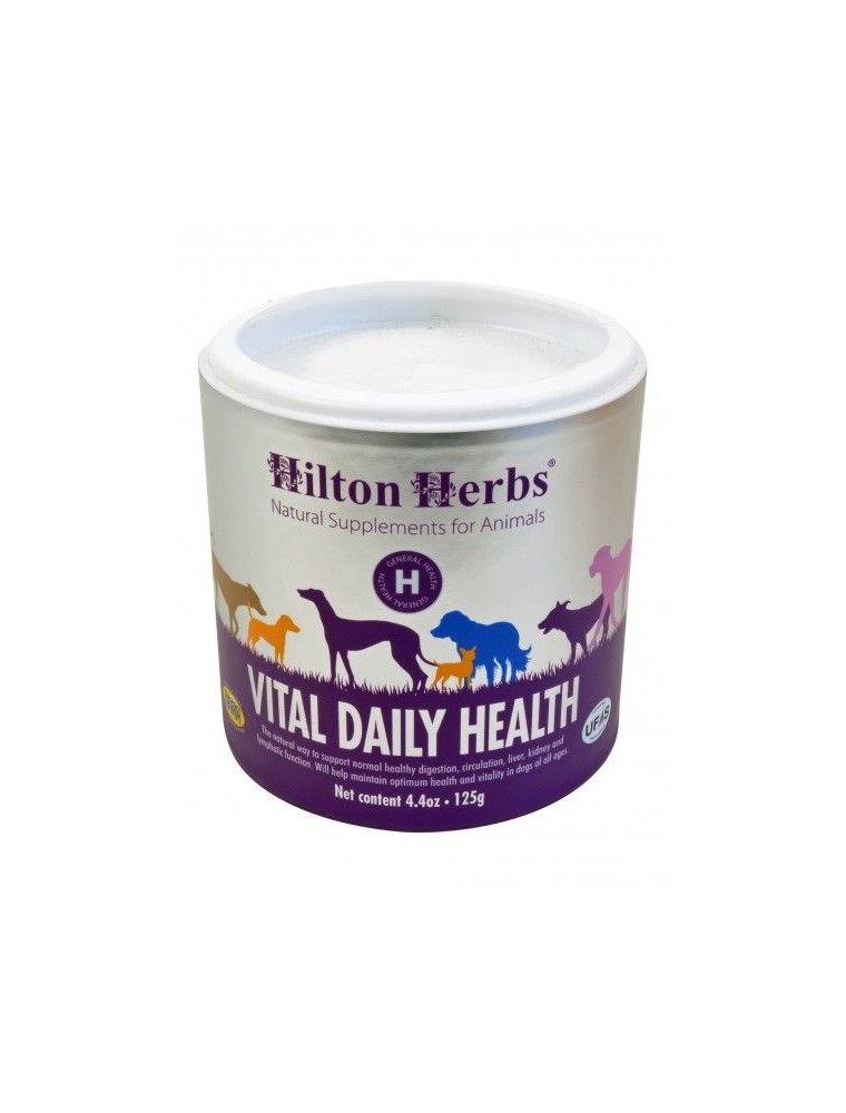 Image principale de la modale pour Vital Daily Health - Santé optimale du chien 125g - Hilton Herbs