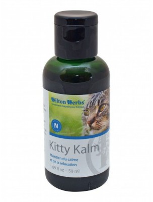 Image de Kitty Kalm - Système nerveux des chats 50 ml - Hilton Herbs depuis Solutions naturelles contre le stress et le mal de transport des animaux