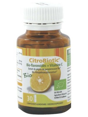 Image de Grapefruit seed extract and Acerola Bio - Immune defences 30 capsules - Citrobiotic depuis Order the products Sanitas at the herbalist's shop Louis