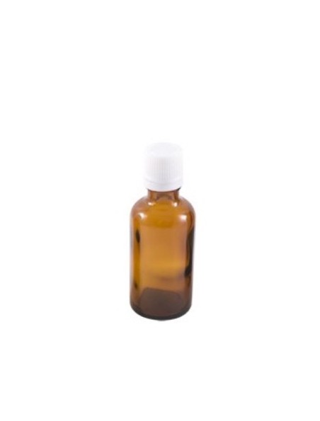 Achetez Flacon en verre brun de 500 ml avec compte-gouttes à l'herboristerie Louis Image principale de Flacon en verre brun de 500 ml avec compte-gouttes