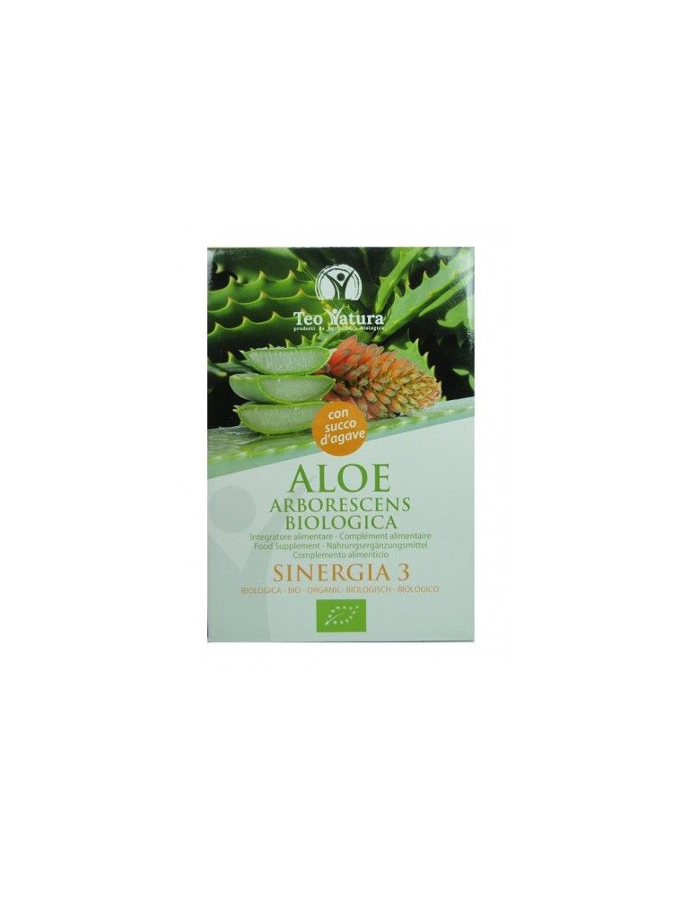 Image principale de la modale pour Aloé arborescens Bio au jus d'agave - 750 ml - Teo Natura