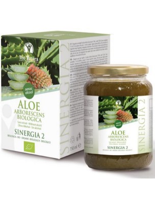 Image de Aloé arborescens Bio sans alcool - Dépuratif 750 ml - Teo Natura via Macérât bourgeon Bio Seigle - Nettoyage et Minceur 50ml - Herbiolys