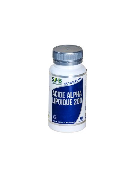Image principale de Acide Alpha Lipoïque 200 mg - Antioxydant 30 comprimés - SFB Laboratoires