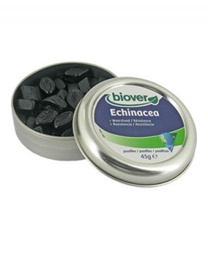 Image de Echina drop (Echinacée) - Résistance  36 gommes - Biover depuis Commandez les produits Biover à l'herboristerie Louis