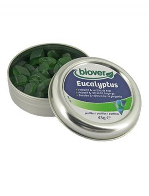 Image de Eucaly drop (Eucalyptus) - Softens and refreshes 36 gums - Biover depuis Buy the products Biover at the herbalist's shop Louis