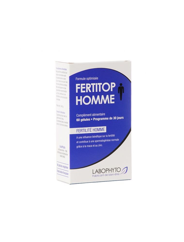 Image principale de la modale pour FertiTop Homme - Fertilité chez l'Homme 60 gélules - LaboPhyto