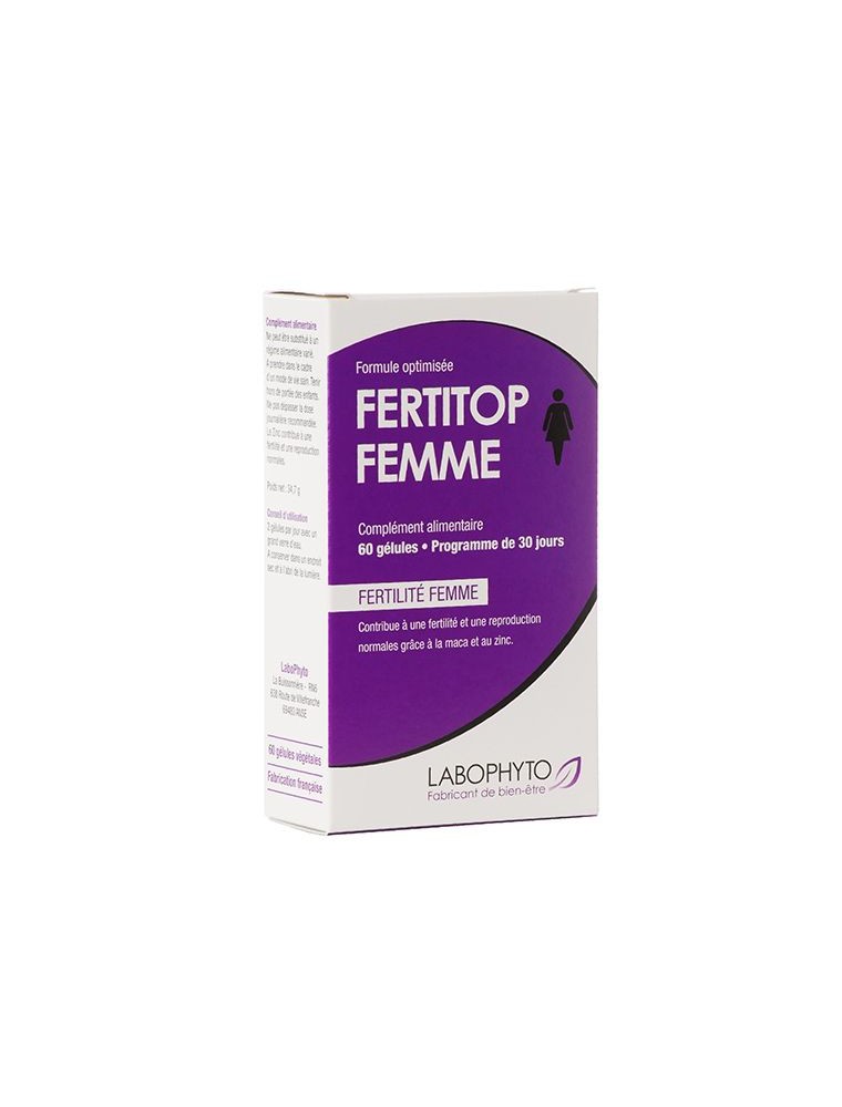 Image principale de la modale pour FertiTop Femme - Fertilité chez la Femme 60 gélules - LaboPhyto