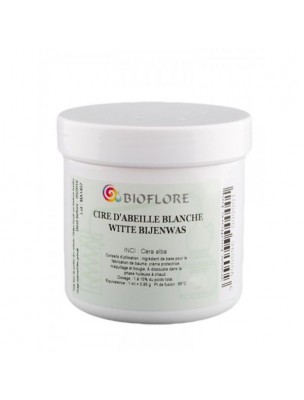 Image de Organic White Beeswax - Thickening agent 50g Bioflore depuis Beeswax contributes to the well-being of your skin and muscles