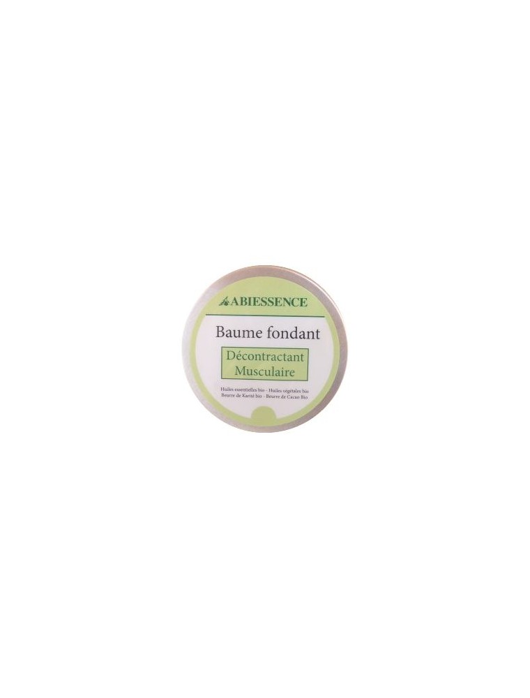 Image principale de la modale pour Baume Musculaire Bio - Huiles essentielles et végétales 140g - Abiessence