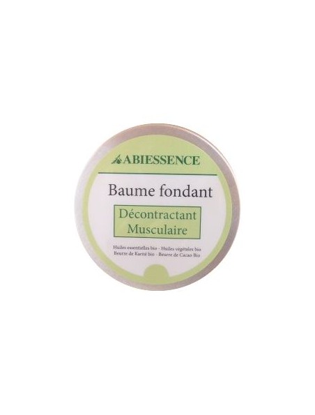 Image principale de Baume Musculaire Bio - Huiles essentielles et végétales 140g - Abiessence