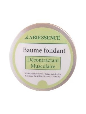 Image de Baume Décontractant Musculaire Bio - Huiles essentielles et végétales 50g - Abiessence depuis Achetez les produits Abiessence à l'herboristerie Louis