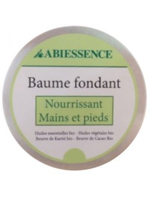 Image de Baume Mains et pieds Bio - Huiles essentielles et végétales 140g - Abiessence depuis Corps : produits de phytothérapie et d'herboristerie en ligne