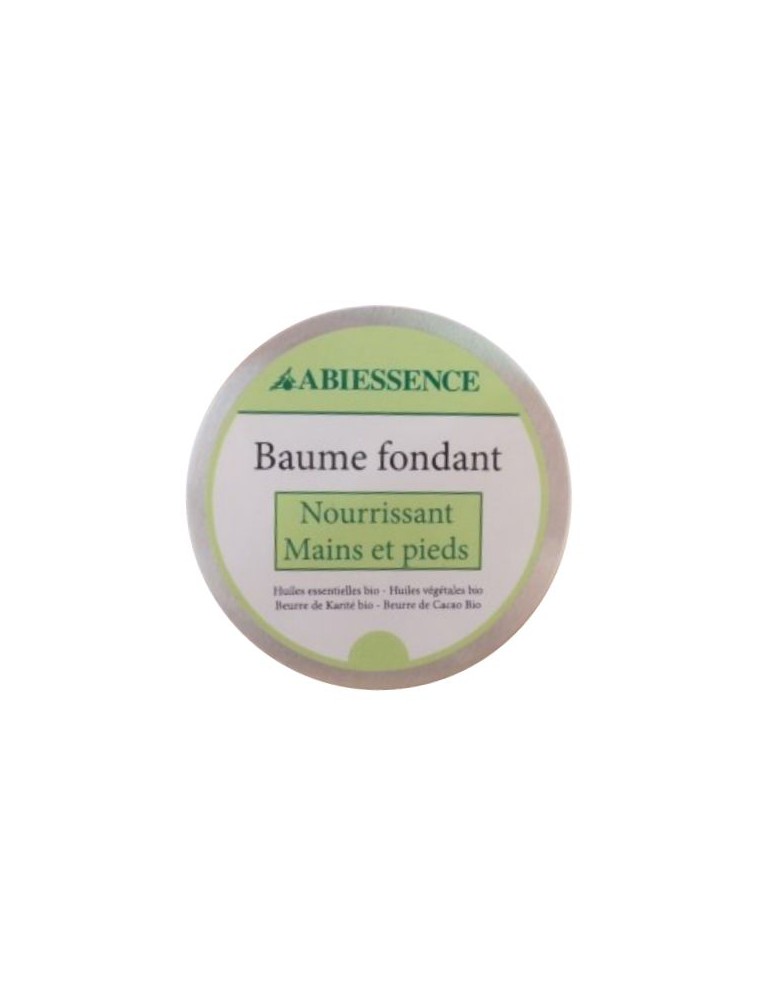 Image principale de la modale pour Baume Mains et pieds Bio - Huiles essentielles et végétales 140g - Abiessence