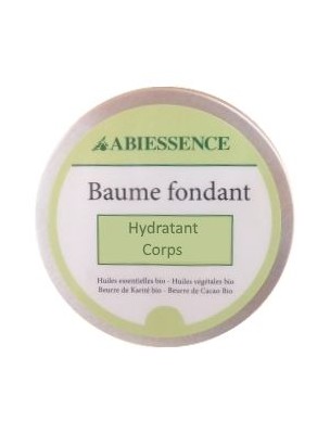 Image de Baume Hydratant Corps Bio - Huiles essentielles et végétales 50g - Abiessence depuis Achetez les produits Abiessence à l'herboristerie Louis
