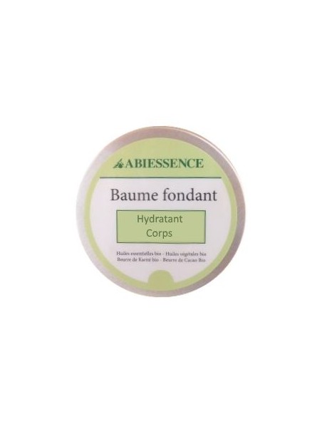 Image principale de Baume Hydratant Corps Bio - Huiles essentielles et végétales 50g - Abiessence