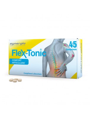 Image de Flex Tonic - Confort articulaire 45 comprimés - Synergia depuis Commandez les produits Synergia à l'herboristerie Louis