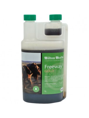 Image de Freeway Gold - Voies respiratoires des chevaux 1 Litre - Hilton Herbs depuis Commandez les produits Hilton Herbs à l'herboristerie Louis