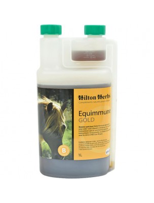 Image de Equimmune Gold - Horses immune system 1 Litre - Hilton Herbs via Buy Cider Vinegar + Garlic - Vitamins Horses, dogs, poultry and