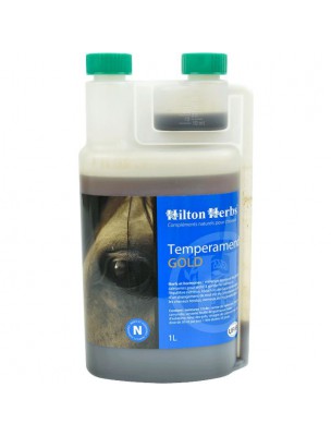 Image de Temperamend Gold - Nerf et Hormones des chevaux 1 Litre - Hilton Herbs via Rest et Recover Gold pour chevaux - Hilton Herbs