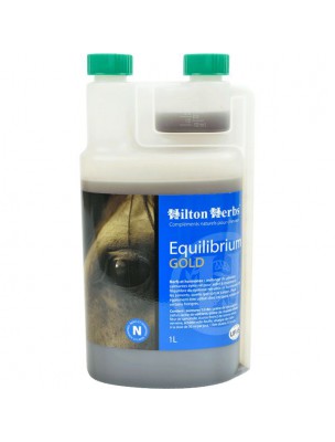 Image de Equilibrium Gold - Nerf et Hormones des chevaux 1 Litre - Hilton Herbs via Rest et Recover Gold pour chevaux - Hilton Herbs