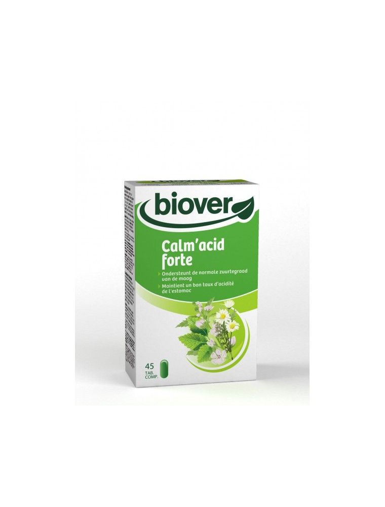 Calm'acid forte - Soutient un bon taux d'acidité 45 comprimés - Biover
