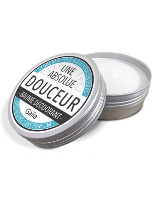Image de Baume Déodorant Douceur - Sans Parfum 50 g - Gaiia depuis Déodorant solide et liquide naturels pour une protection sans irritation
