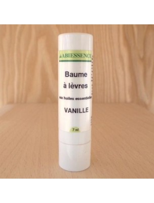 Image de Baume à lèvres Vanille - Stick 7 ml - Abiessence depuis Sticks à lèvres naturels et bio - Profitez des bienfaits de la phytothérapie pour vos lèvres