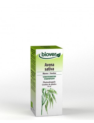 Image de Avoine Bio - Fortifiant Teinture-mère Avena sativa 50 ml - Biover depuis Commandez les produits Biover à l'herboristerie Louis