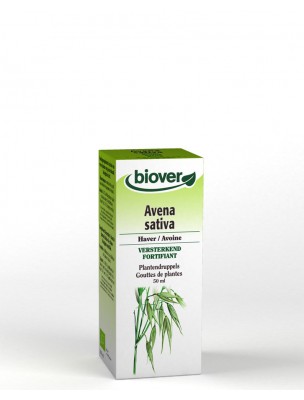 Image de Avoine Bio - Fortifiant Teinture-mère Avena sativa 50 ml - Biover depuis louis-herboristerie