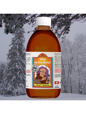 Image de Syrup of Father Michel - Tonus and Vitality 500 ml - Bioligo via Buy Bonbons du Père Michel - Plants and Propolis 47 gr -