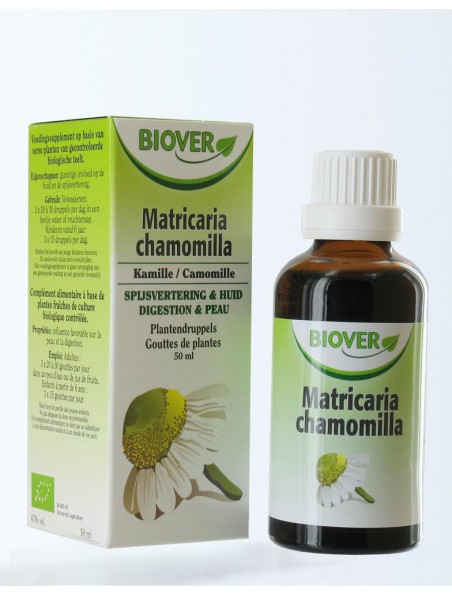 Image principale de Camomille allemande (matricaire) Bio - Digestion Teinture-mère Matricaria chamomilla 50 ml - Biover