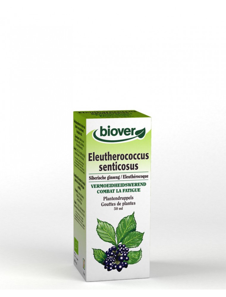 Image principale de la modale pour Eleuthérocoque Bio - Fortifiant Teinture-mère Eleutherococcus senticosus 50 ml - Biover