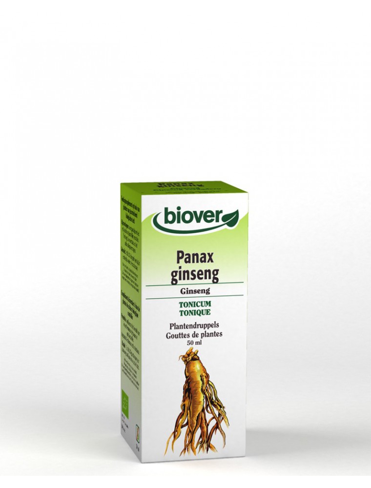 Image principale de la modale pour Ginseng Bio - Adaptogène Teinture-mère Panax Ginseng 50 ml - Biover