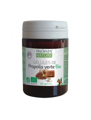 Image de Propolis Verte Bio - Système immunitaire 60 gélules - Propos Nature via Propolis Verte Bio - Spray Buccal 15 ml - Propos Nature