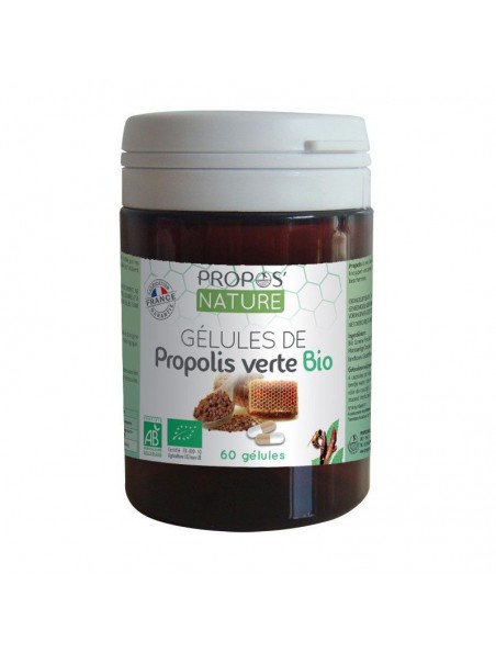 Image principale de Propolis Verte Bio - Système immunitaire 60 gélules - Propos Nature