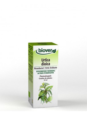 Image de Ortie Bio - Reminéralisante et Purifiante Teinture-mère Urtica dioïca 50 ml - Biover depuis PrestaBlog