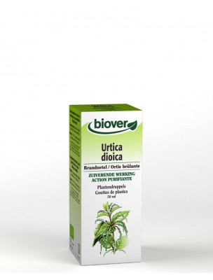 Image de Ortie Bio - Reminéralisante et Purifiante Teinture-mère Urtica dioïca 50 ml - Biover via Acheter Prêle Bio - Reminéralisant Teinture-mère Equisetum arvense 50 ml