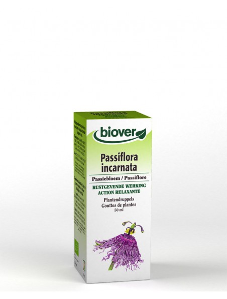 Image principale de Passiflore Bio - Sommeil Teinture-mère Passiflora incarnata 50 ml - Biover