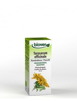 Image de Pissenlit Bio - Dépuratif Teinture-mère Taraxacum officinalis 50 ml - Biover depuis louis-herboristerie