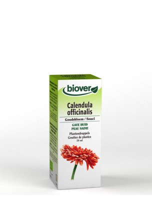 Calendula organic herbal tincture - Skin and digestion 50 ml - Calendula officinalis Biover
