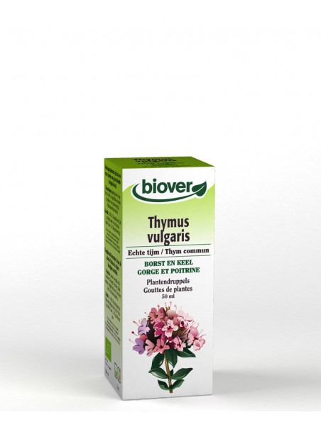 Image principale de Thym Bio - Respiration et Digestion Teinture-mère Thymus vulgaris 50 ml - Biover