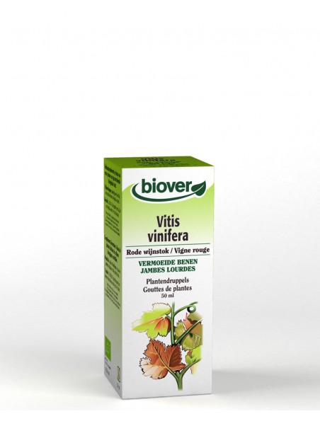 Image principale de Vigne rouge Bio - Circulation Teinture-mère Vitis vinifera 50 ml - Biover