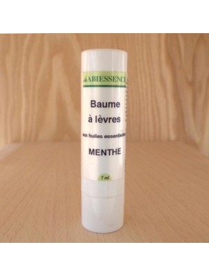 Image de Baume à lèvres Menthe - Stick 7 ml - Abiessence depuis Sticks à lèvres naturels et bio - Profitez des bienfaits de la phytothérapie pour vos lèvres