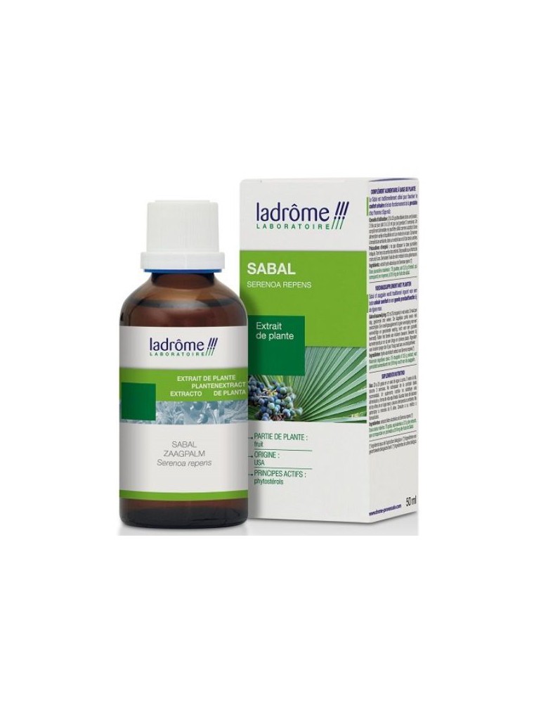 Image principale de la modale pour Sabal - Prostate Teinture-mère Serenoa repens 50 ml - Ladrôme