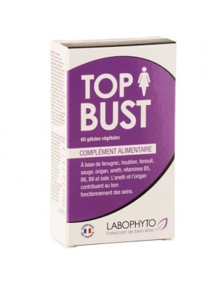 Image de Top Bust - Fermeté et Galbe des seins 60 gélules - LaboPhyto depuis Aphrodisiaques naturels : boostez votre libido et votre vie intime