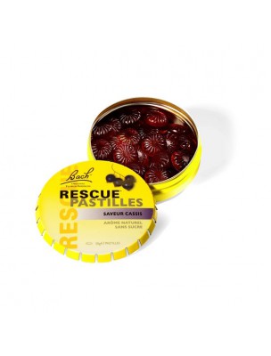 Image de Rescue Blackcurrant Pastilles - Occasional stress 50 g - Flowers of Bach Original via Buy Box 38 flowers of Bach + 2 rescue in 10ml - Special Edition -