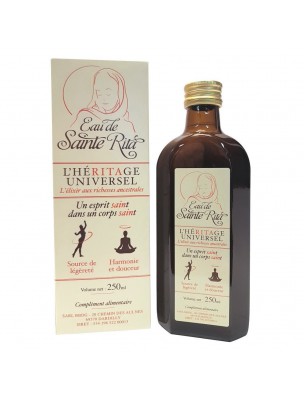 Image de Eau de Sainte Rita avec alcool - Elixir de Bonne Santé depuis le XVème siècle 250 ml  depuis louis-herboristerie