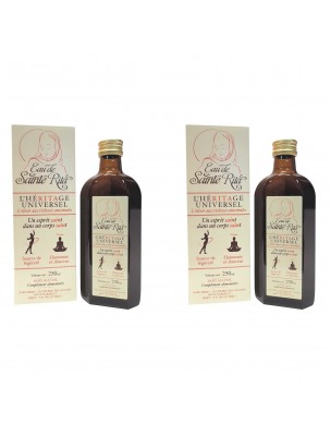 Image de Eau de Sainte Rita sans alcool - lot de 2 flacons de 250 ml pour une cure d'un mois depuis louis-herboristerie
