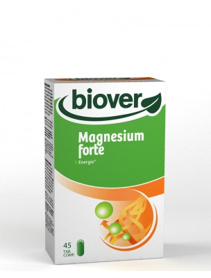 Image de Magnésium forte - Energie 45 comprimés - Biover depuis Achetez les produits Biover à l'herboristerie Louis
